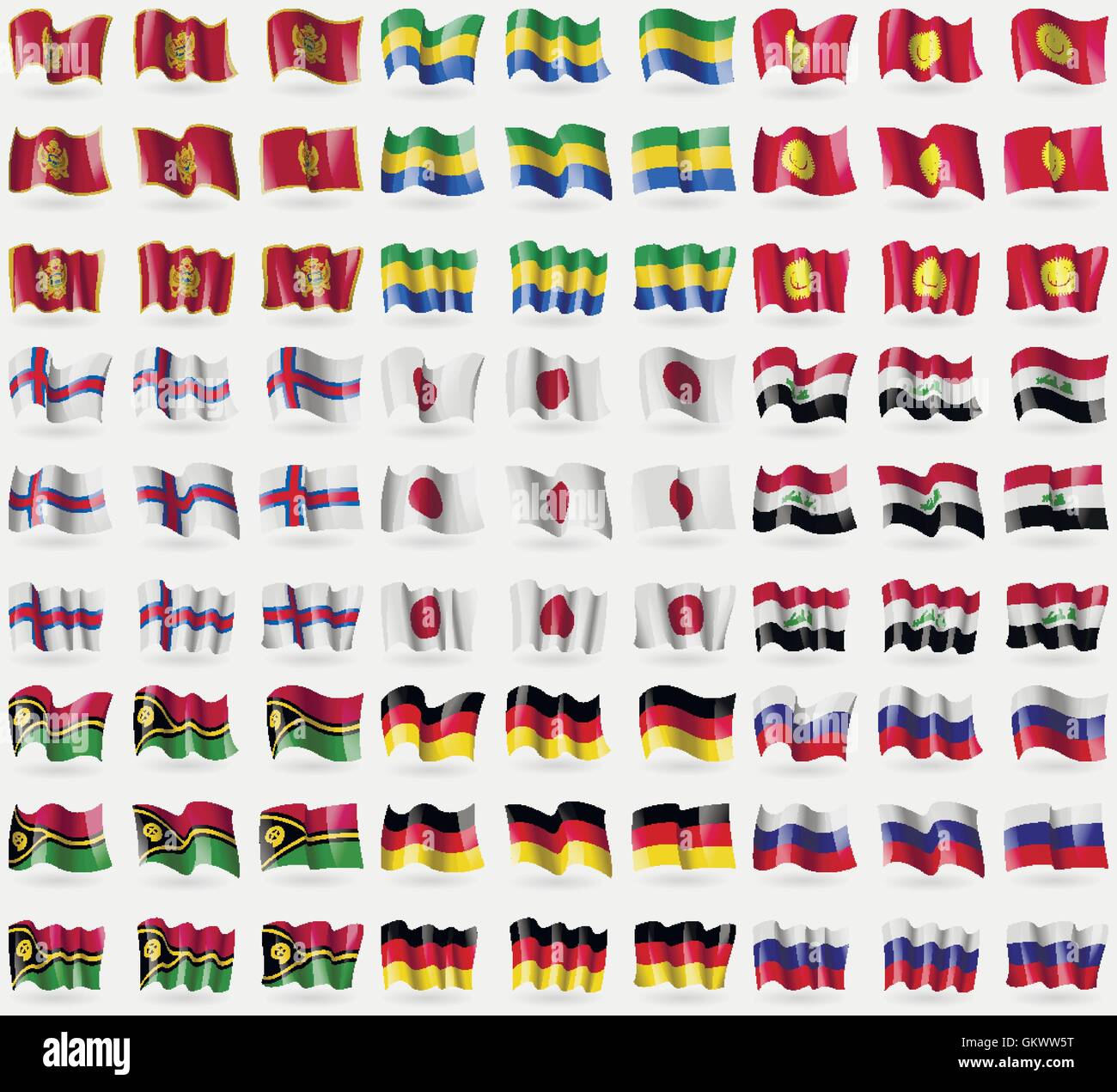 Deutsch: Tafel „Flaggen I (Internationale Flaggen)“ zum Artikel