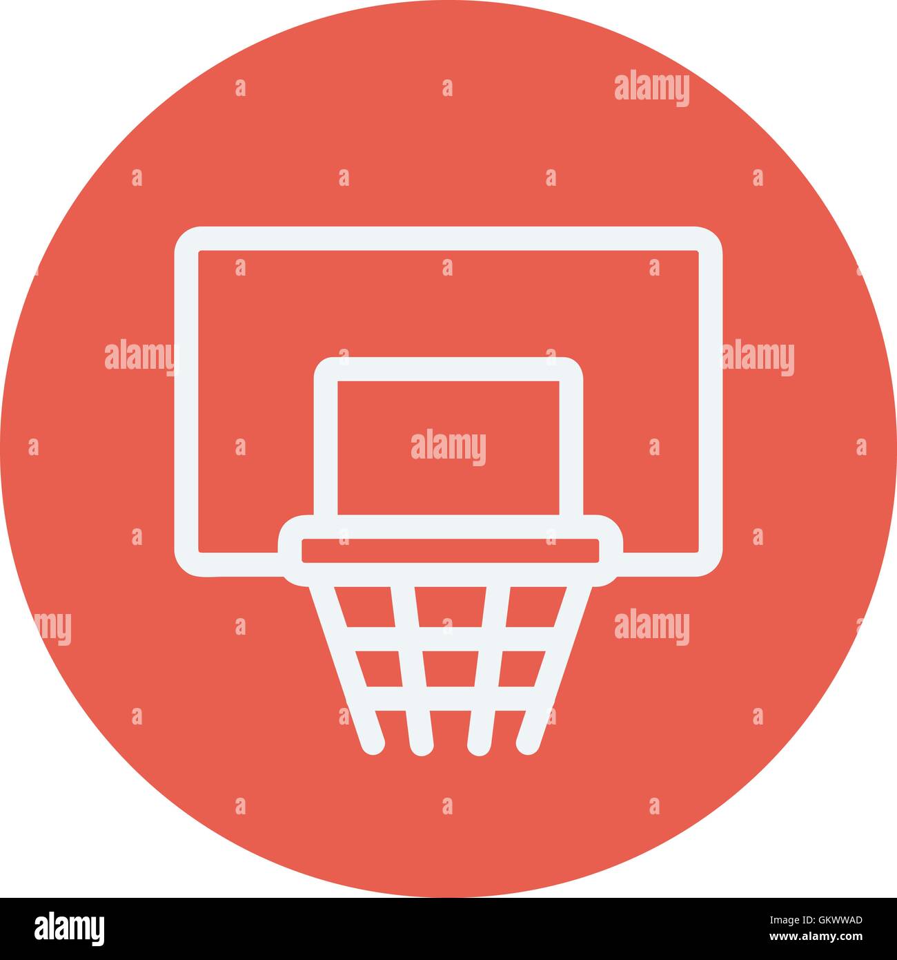 Basketball hoop red rim Stock Vector Images Alamy Basketball hoop red rim Stock Vector Images Alamy