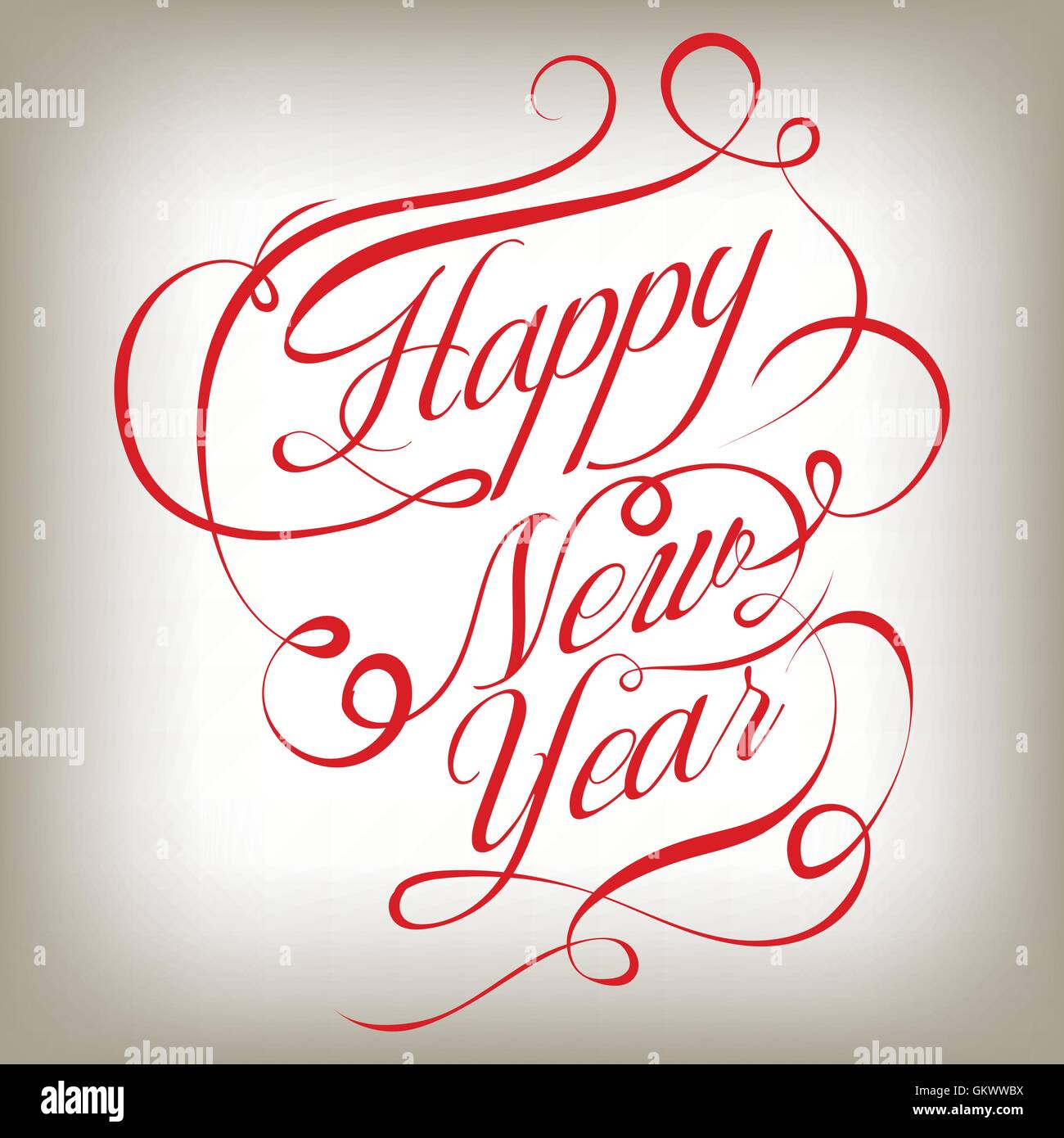 Happy New Year retro background Stock Vector Image & Art - Alamy