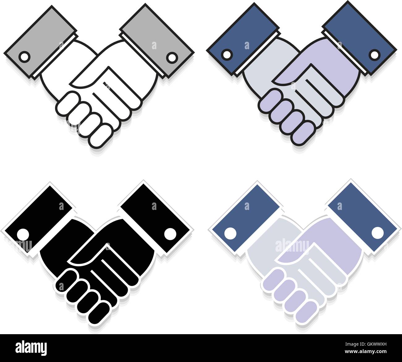 Handshake sticker hires stock photography and images Alamy