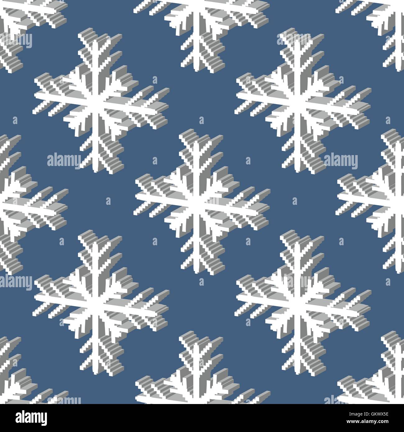 Seamless pattern with snowflakes on the background Stock Vector Image ...