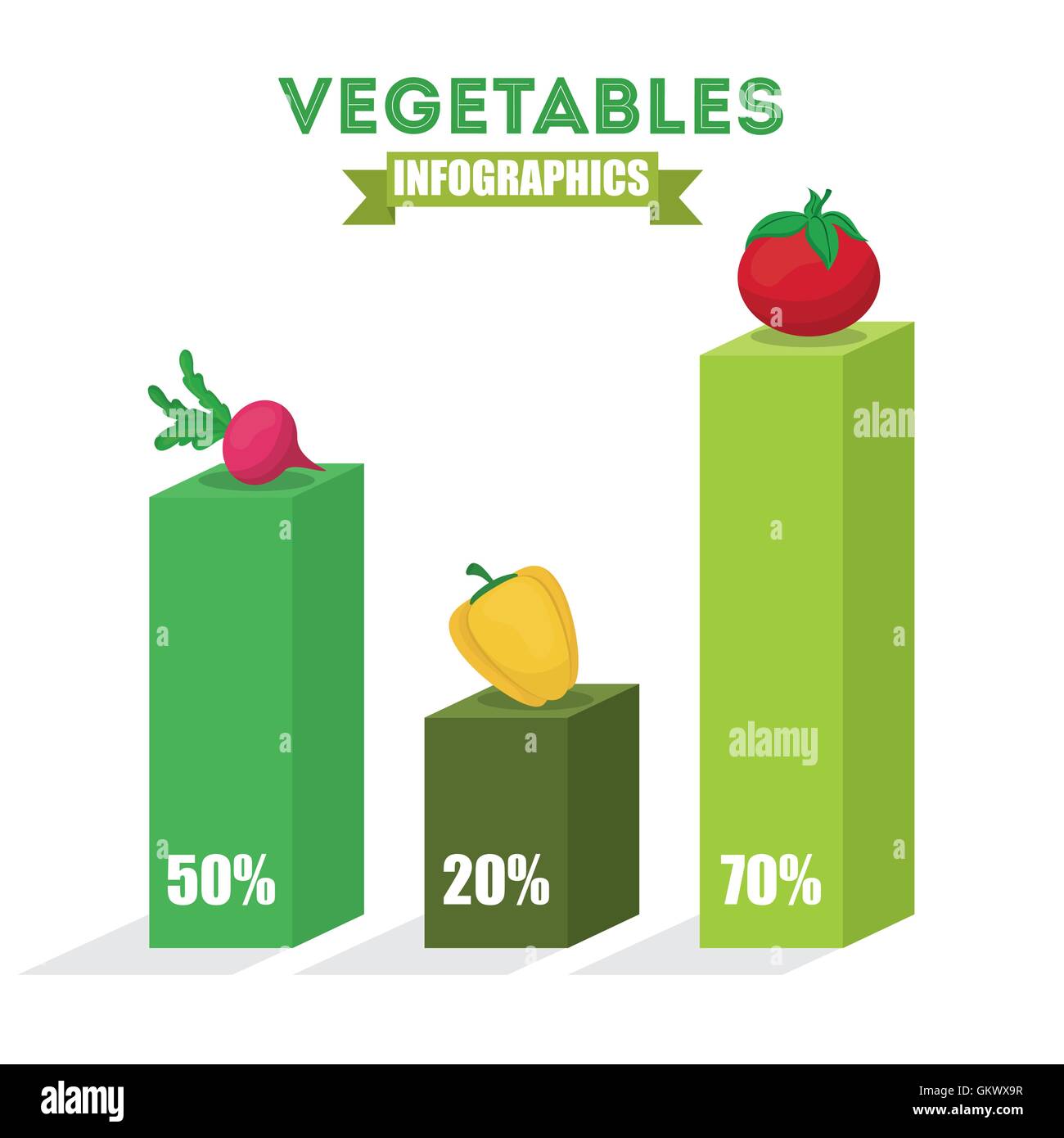 Farm fresh design. organic food icon. Colorful illustration , vector ...