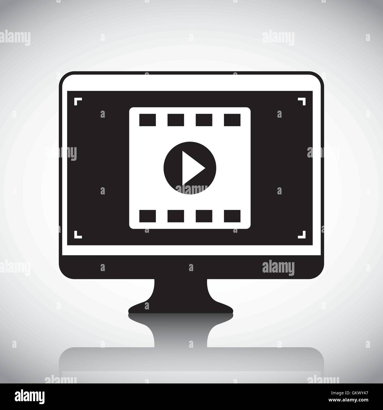 Cinema design. Movie concept. Flat illustration Stock Vector Image ...