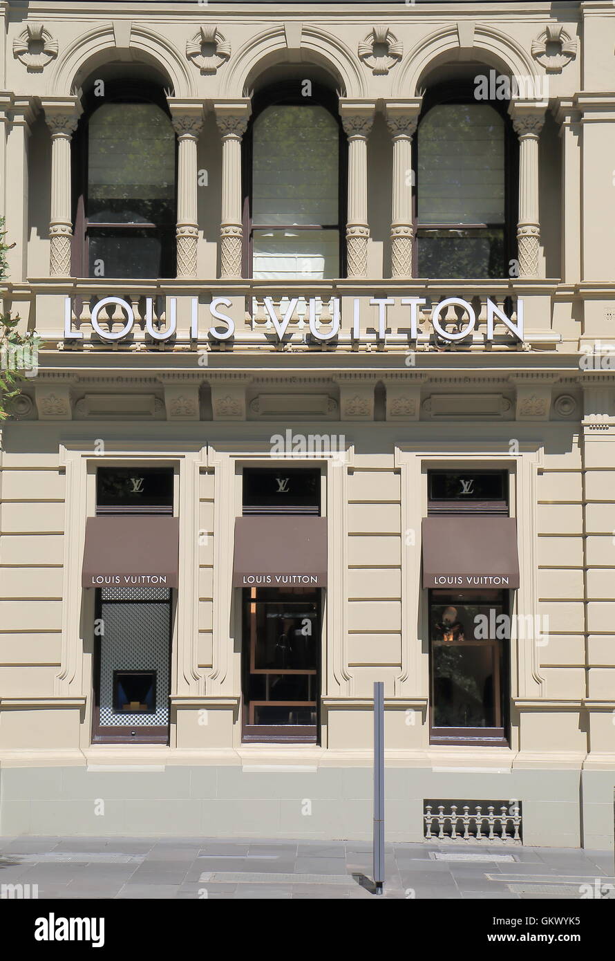 Louis Vuitton Melbourne Collins Street Store in Melbourne, AUSTRALIA