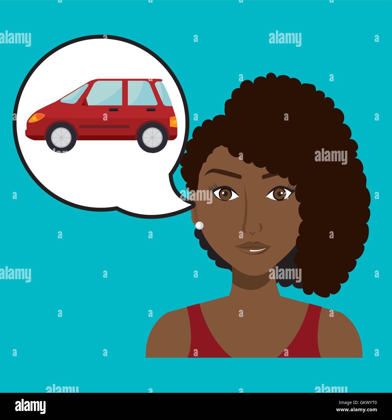 woman car vehicle transport Stock Vector Image & Art - Alamy