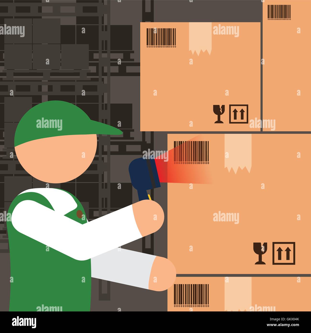 Delivery design. Shipping icon. Flat illustration, vector Stock Vector ...