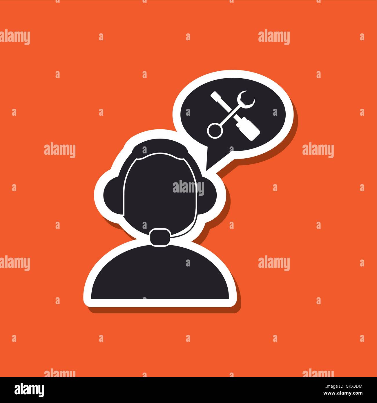 Operator icon design, vector illustration Stock Vector Image & Art - Alamy