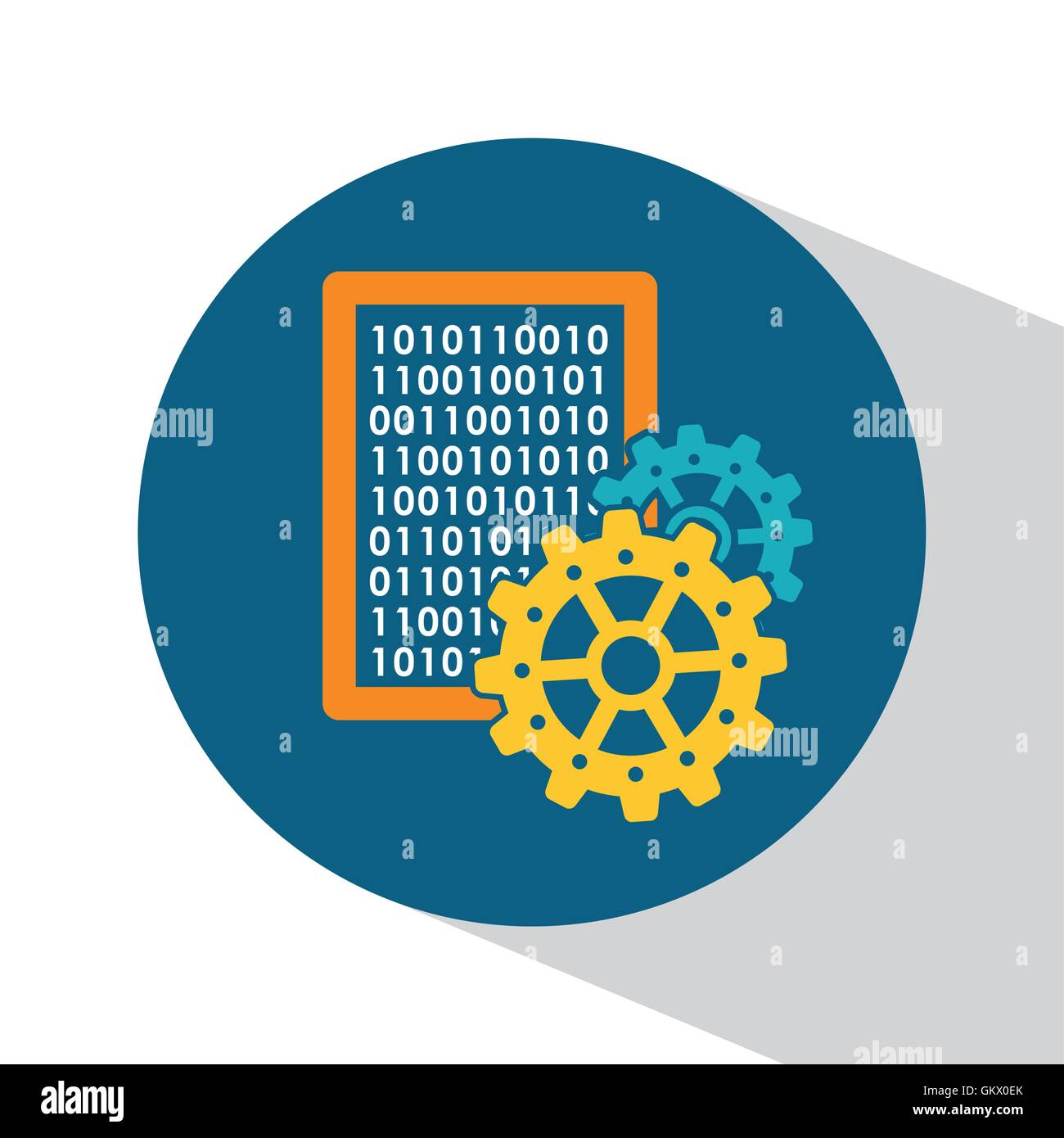 Process design. solution icon. Flat illustration Stock Vector Image ...