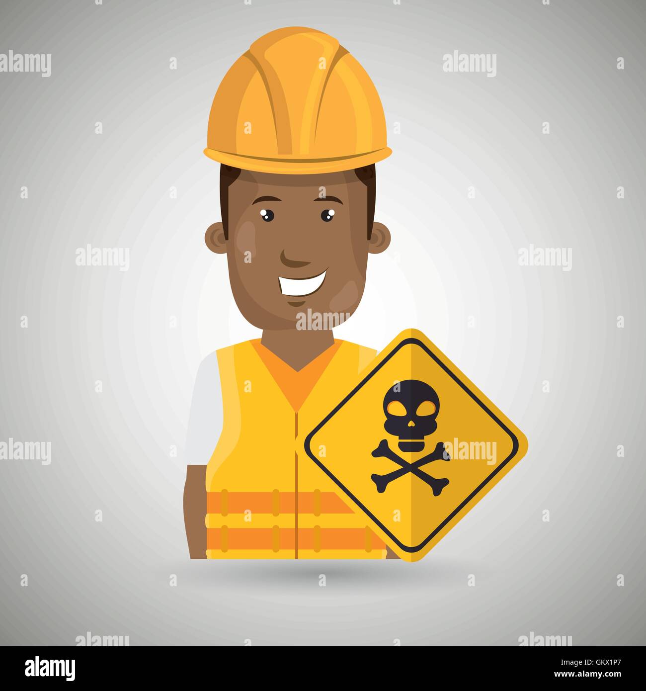 worker symbol danger Stock Vector Image & Art - Alamy