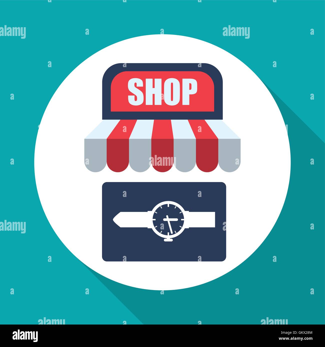 Shopping design. Sales and Retail icon. Isolated illustration , vector ...