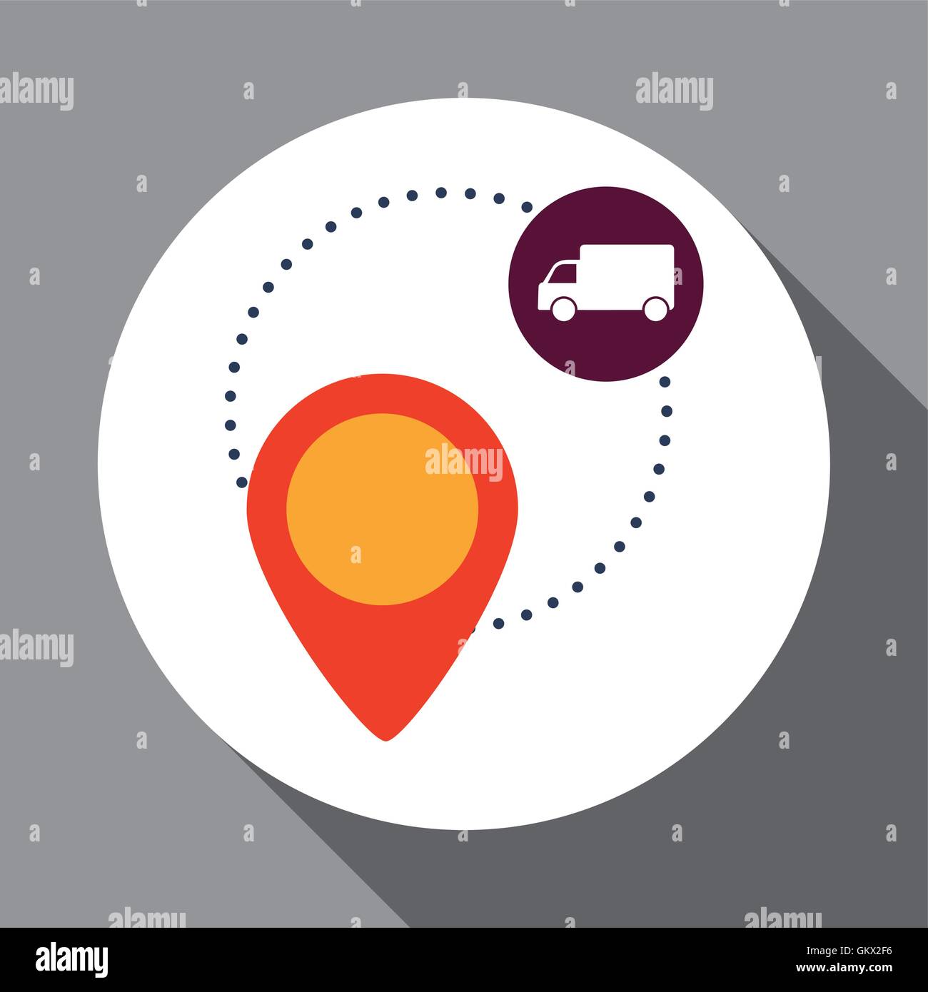 Delivery design. Shopping icon. White background , vector Stock Vector ...