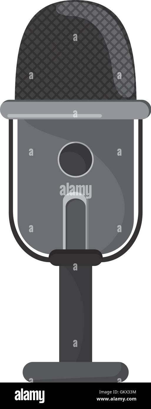 single microphone icon Stock Vector Image & Art - Alamy