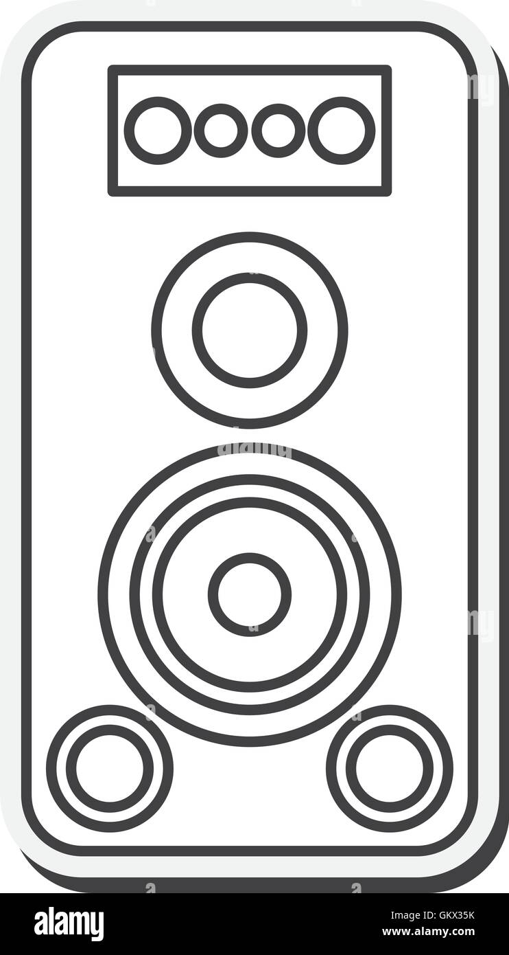 music speaker icon Stock Vector Image & Art - Alamy
