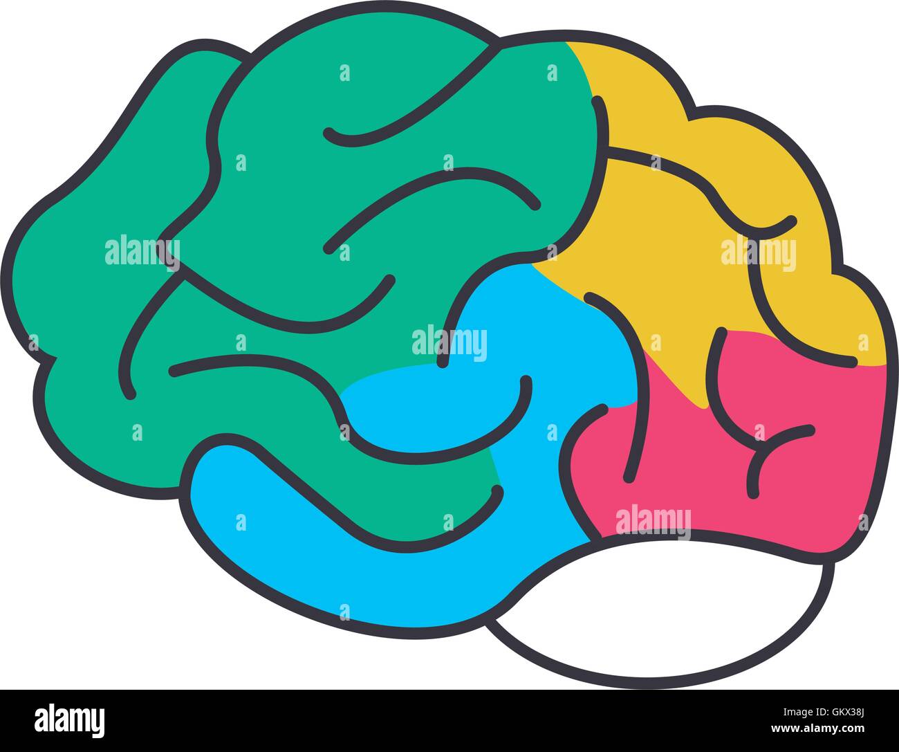 colorful human head icon Stock Vector Image & Art - Alamy