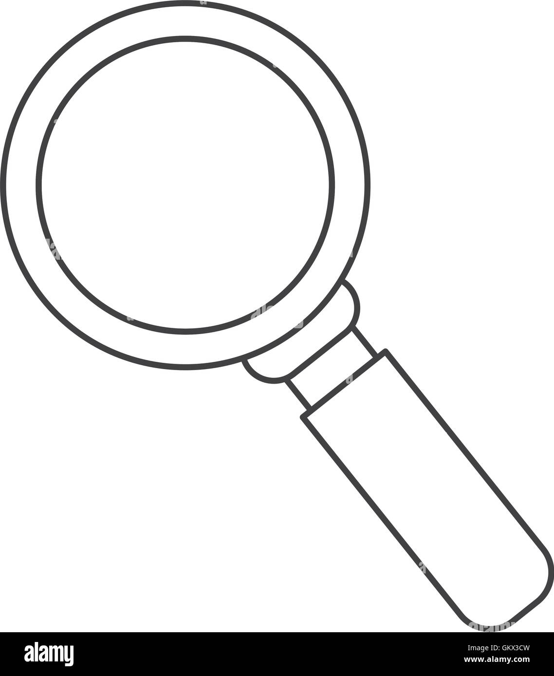 magnifying glass icon Stock Vector Image & Art Alamy