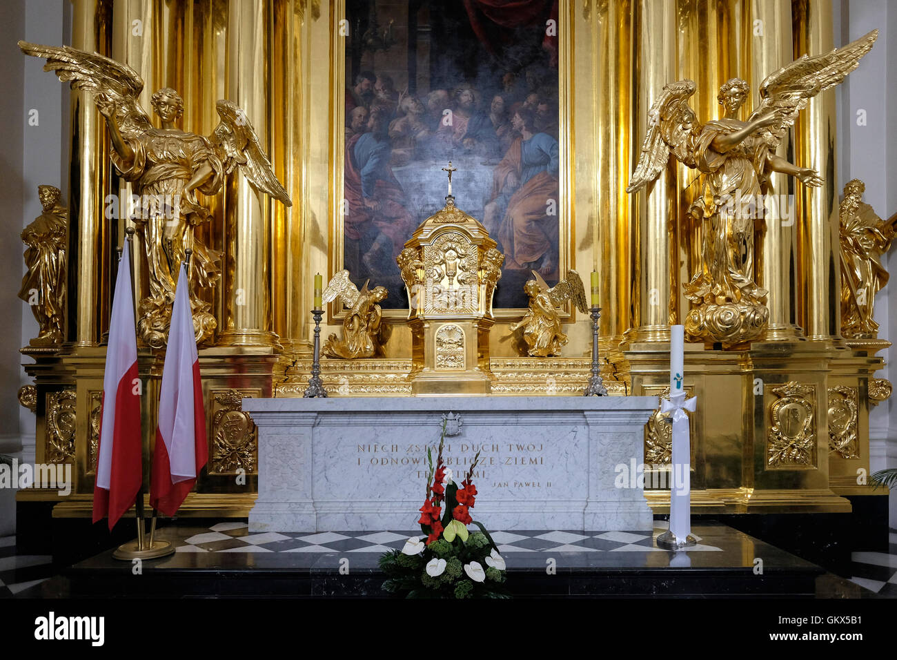Roman Catholic Church Gilded Interior Altar Photo Poster 18x12 inch