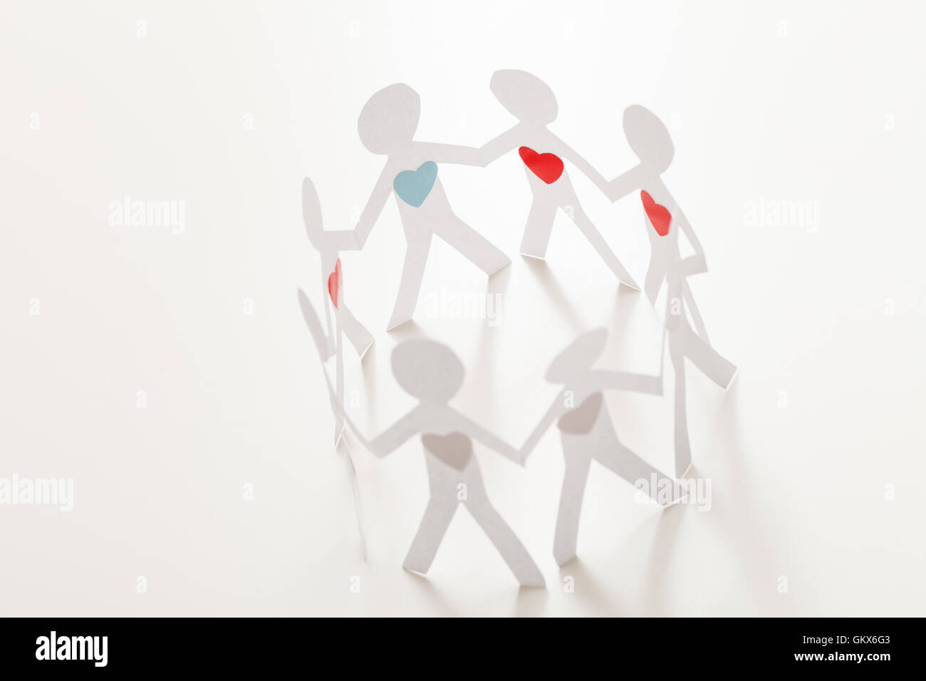 paper man team Stock Photo - Alamy