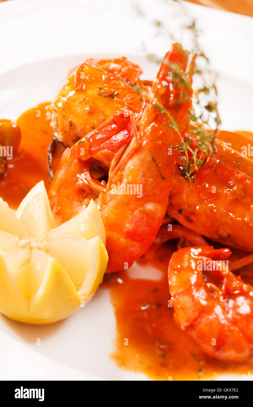 fish with sauce Stock Photo - Alamy