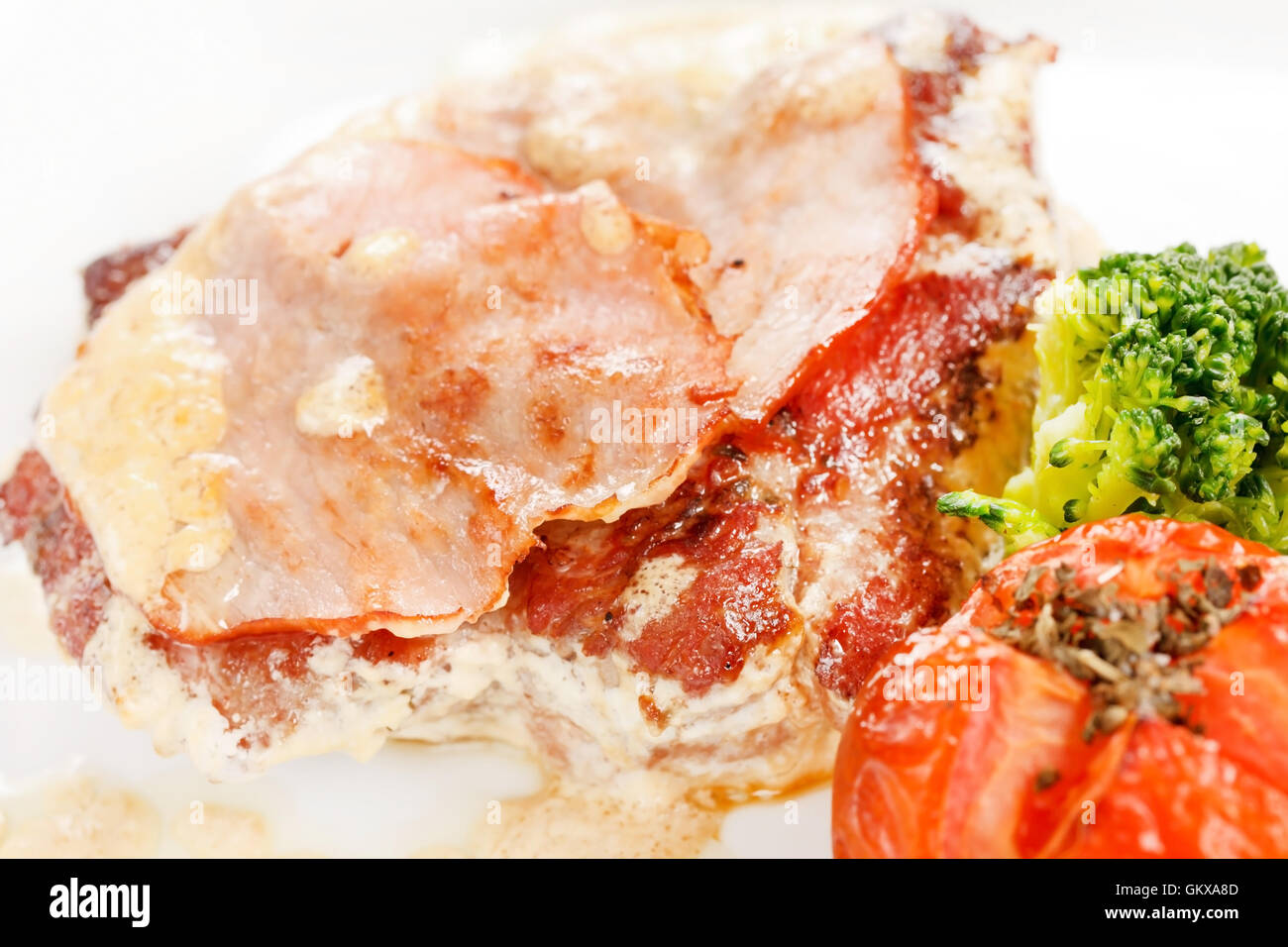 Roested Meat roasted meat with vegetables Stock Photo - Alamy