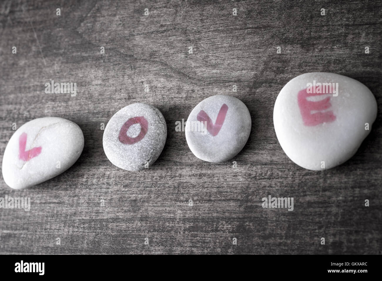 love on rocks Stock Photo - Alamy