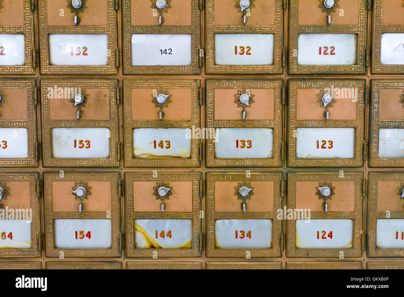 Post Office Boxes Stock Photos & Post Office Boxes Stock Images Alamy