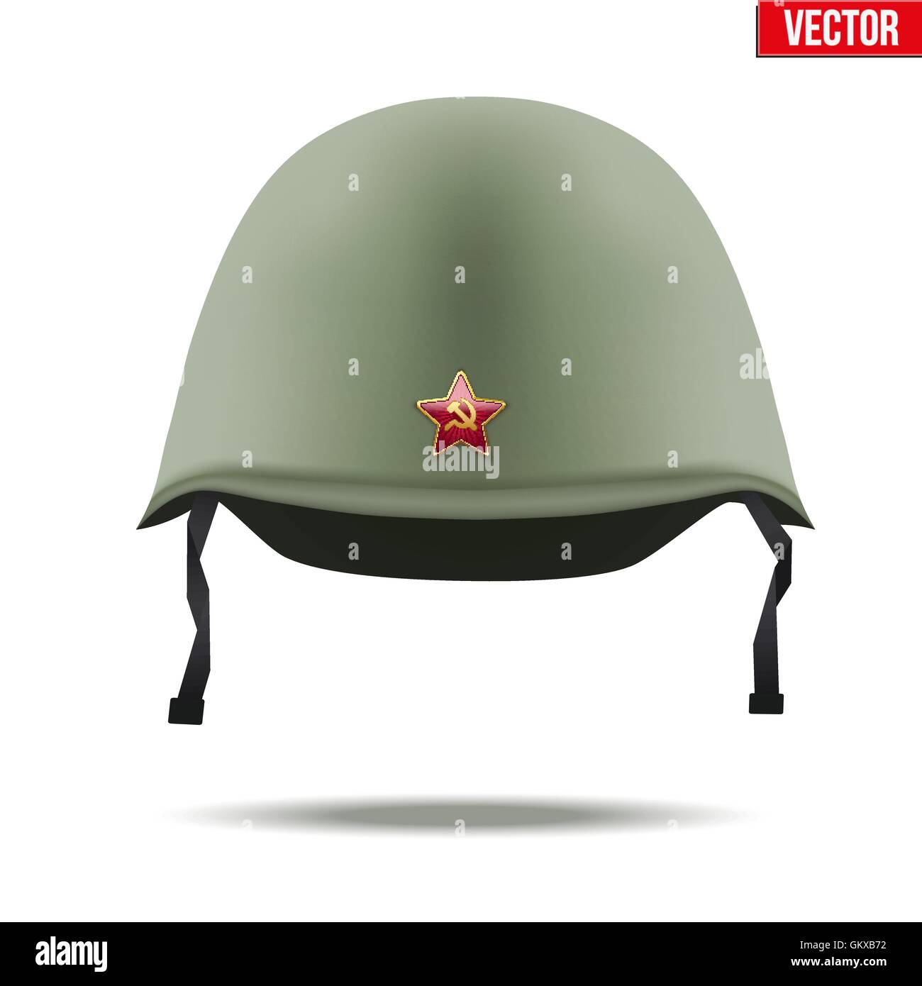Russion Military classic helmet vector Stock Vector