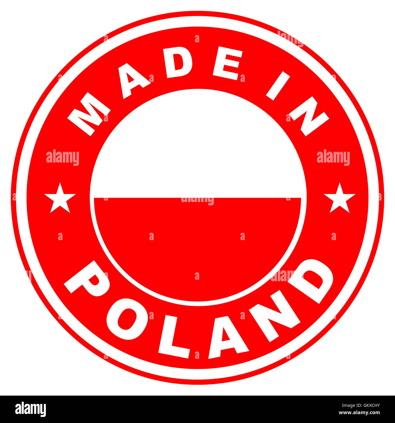 made in poland Stock Photo - Alamy