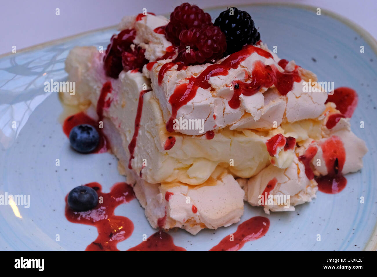 Ice cream dessert served in Warszawa Wschodnia restaurant located in