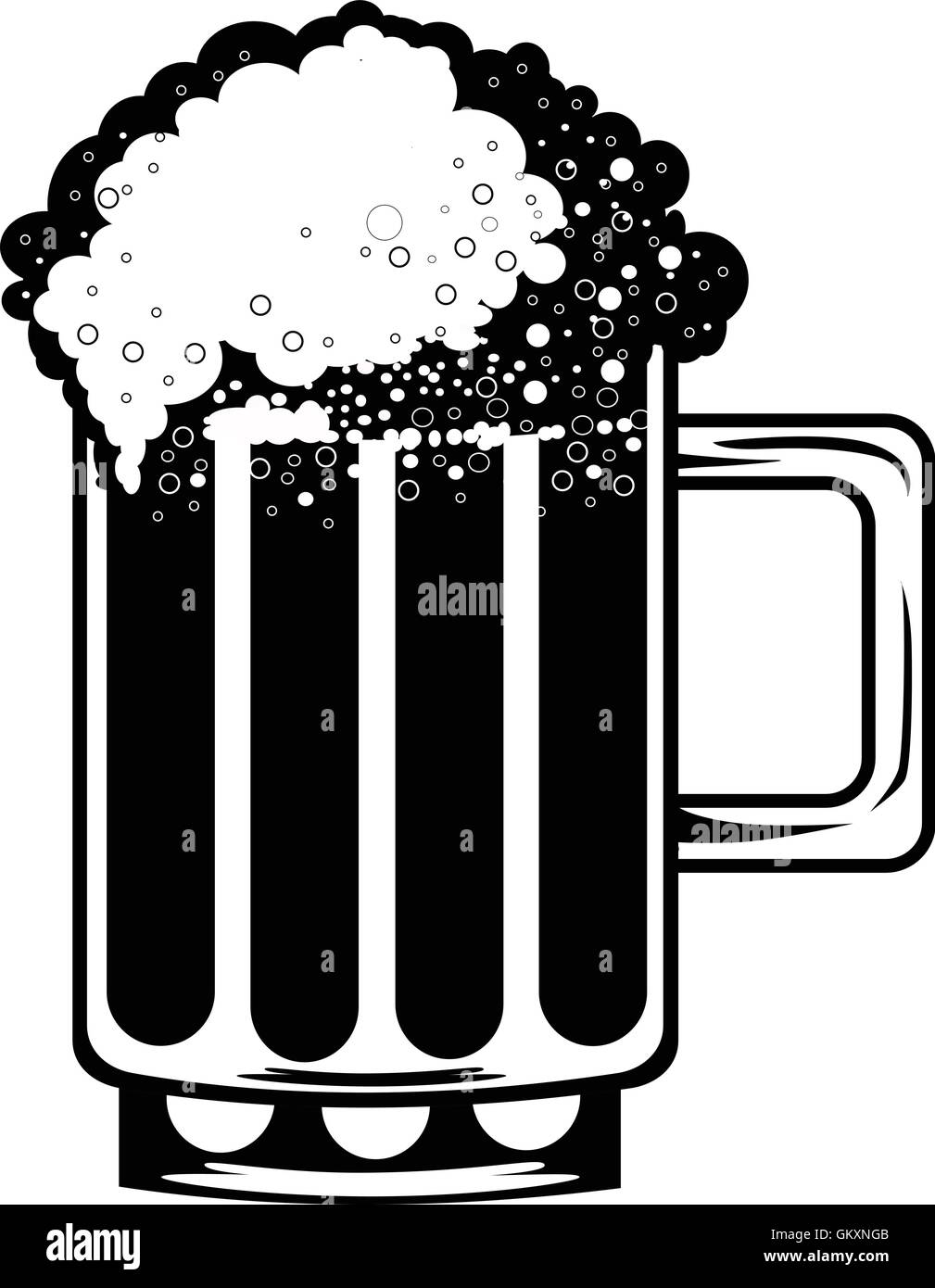 Beer clipart Black and White Stock Photos & Images - Alamy