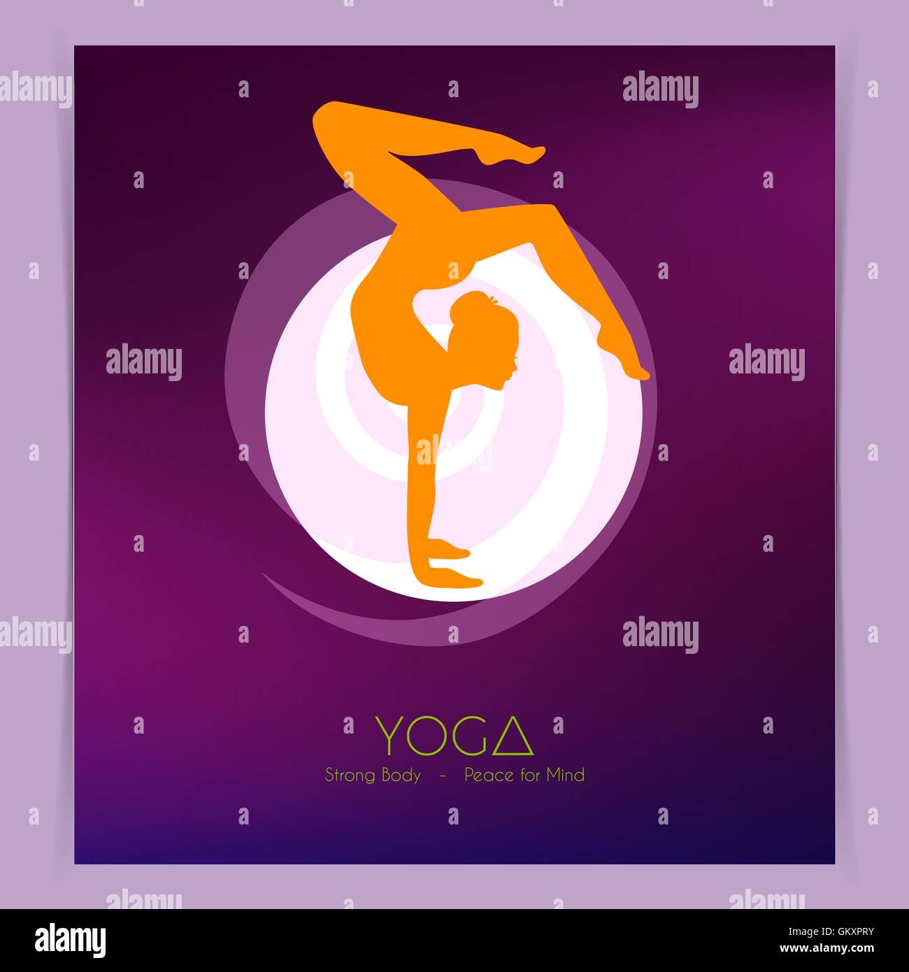 Woman doing yoga asanas Stock Vector Image & Art - Alamy