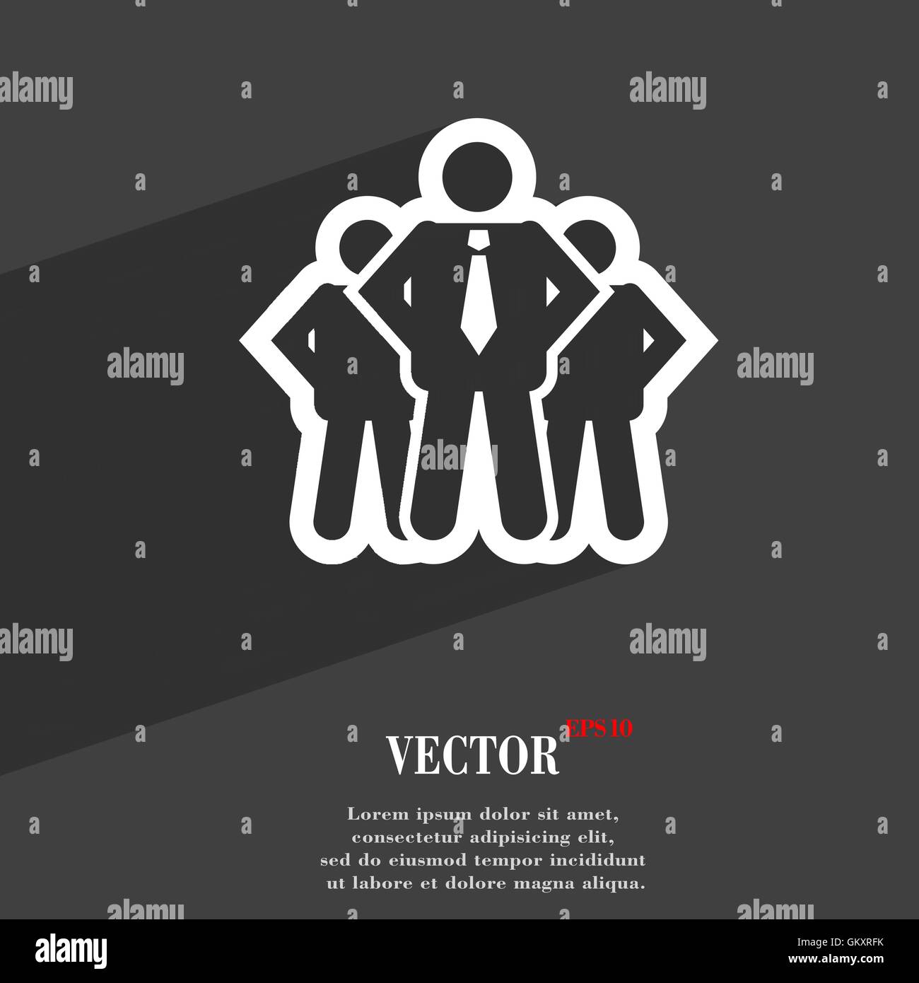 Shadow of office workers Stock Vector Images - Alamy