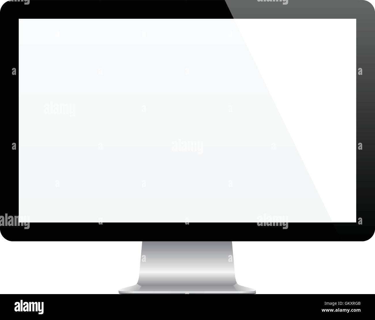 Modern Computer Monitor Stock Vector Image & Art Alamy