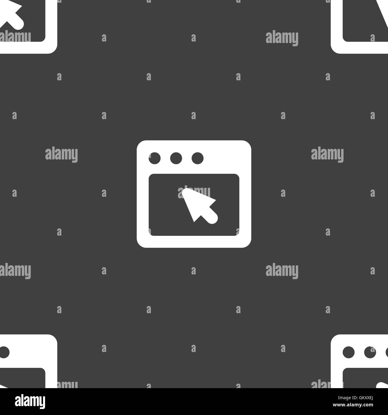 the dialog box icon sign. Seamless pattern on a gray background. Vector ...