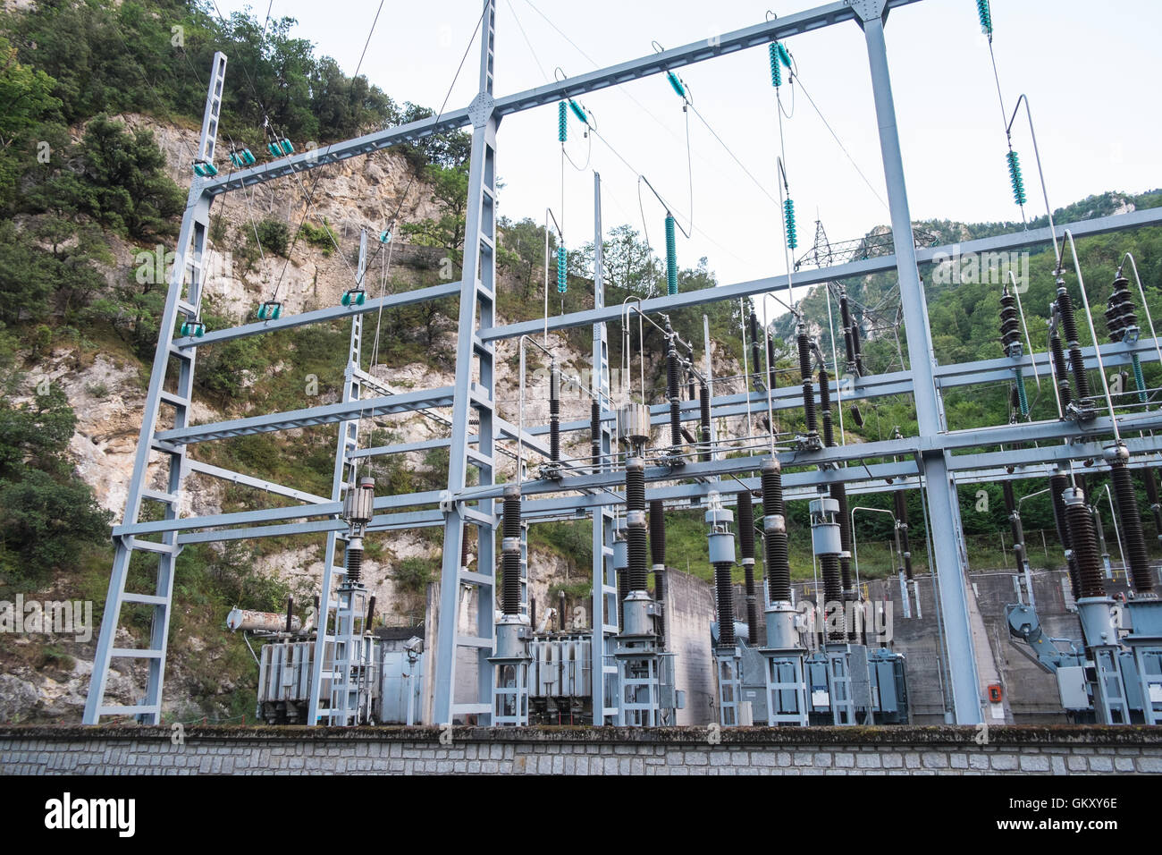 EDF, (Electricite de France) Electricity of France Hydro Power Station