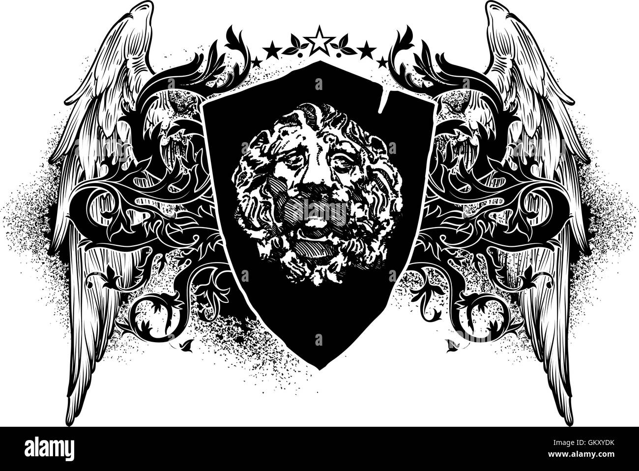 ornamental heraldic shield Stock Vector Image & Art - Alamy