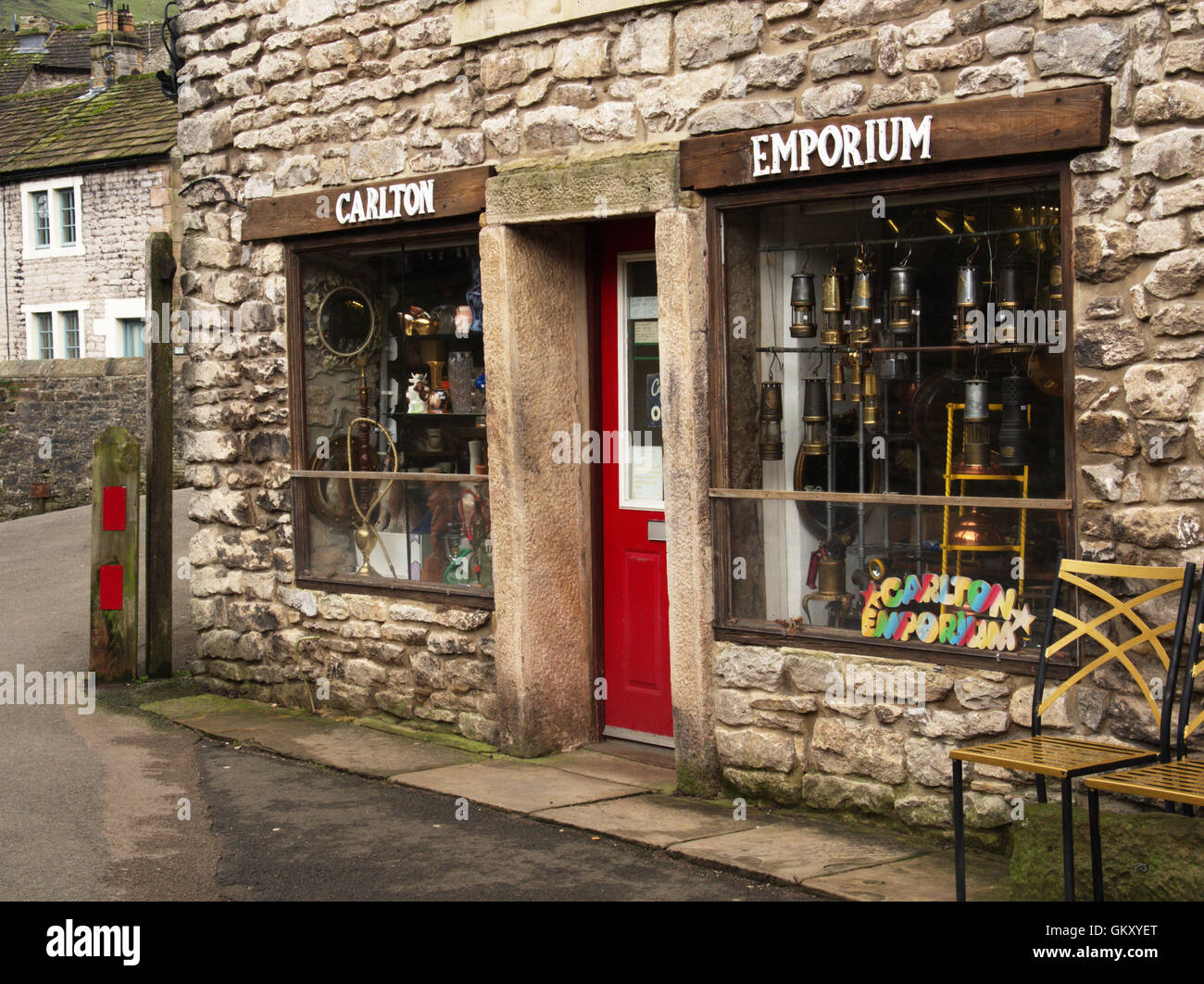 Castleton, Derbyshire, England January 25, 2016 Stone fronted