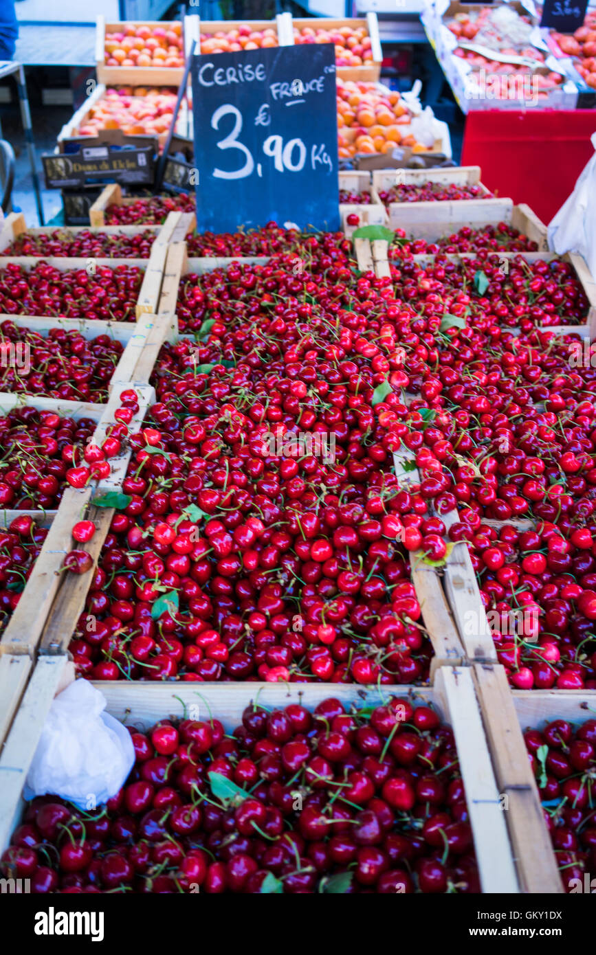 Market at SaintRémydeProvence in the Sourh of France selling