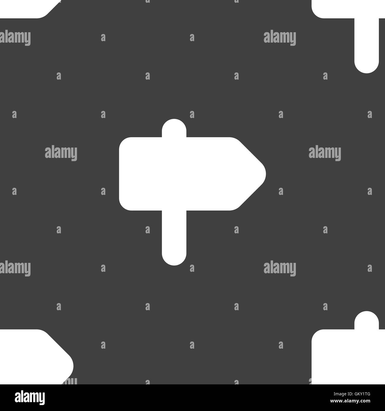 Road signboard Black and White Stock Photos & Images - Alamy