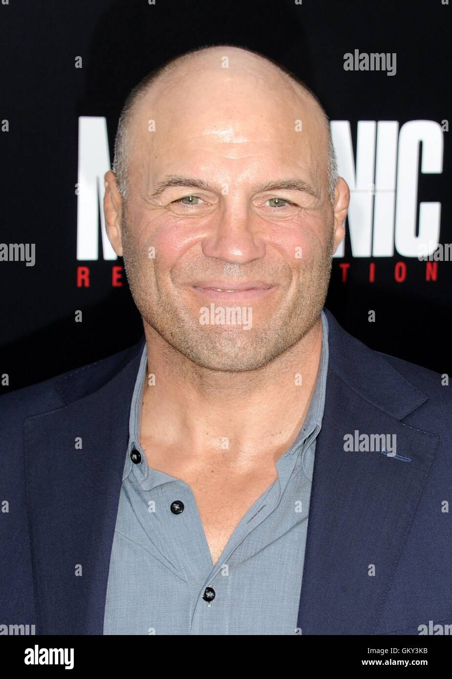 Hollywood, CA. 22nd Aug, 2016. Randy Couture at arrivals for MECHANIC: RESURRECTION Premiere, Arclight Cinemas Hollywood, Hollywood, CA August 22, 2016. Credit:  Dee Cercone/Everett Collection/Alamy Live News Stock Photo