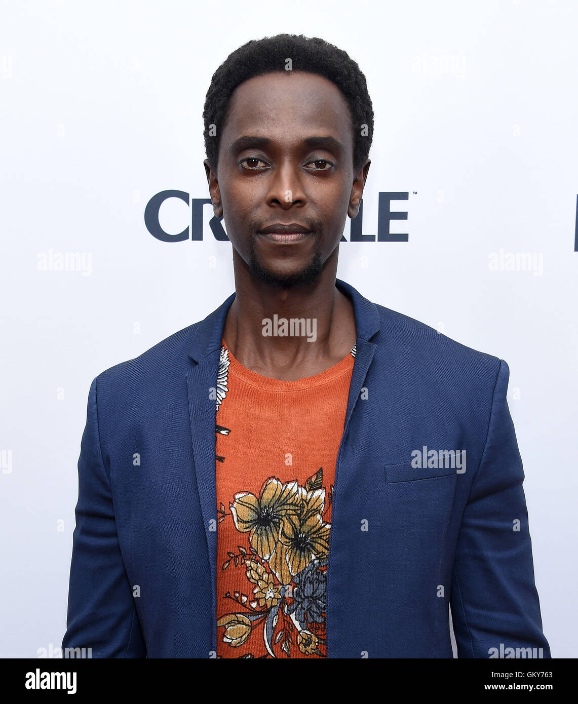 West Hollywood, California, USA. 23rd Aug, 2016. Edi Gathegi arrives for the premiere of Crackle's 'Startup' at the London West Hollywood. Credit:  Lisa O'Connor/ZUMA Wire/Alamy Live News Stock Photo