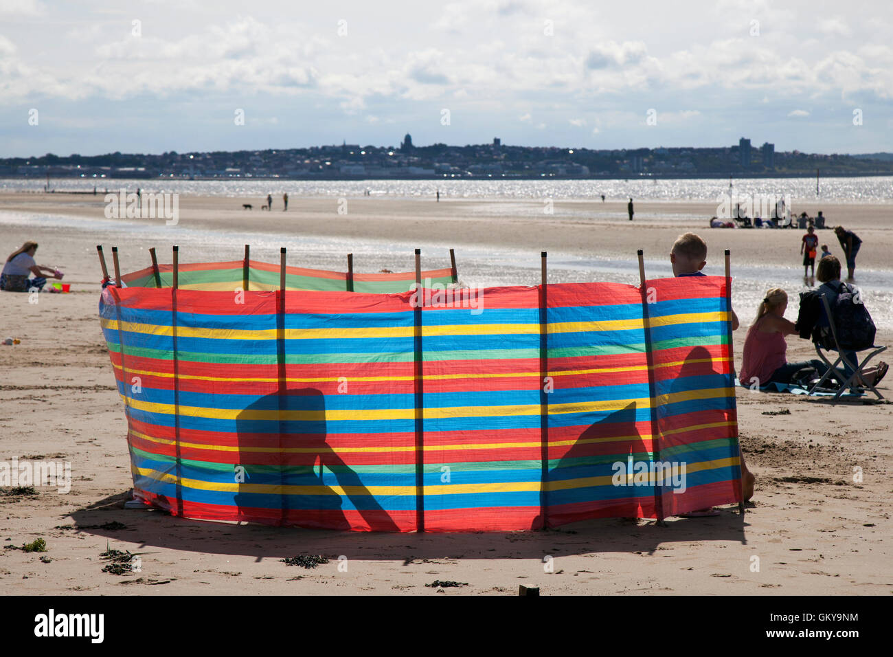 Crosby, near Liverpool, Merseyside, UK. 24th August, 2016. UK Weather ...