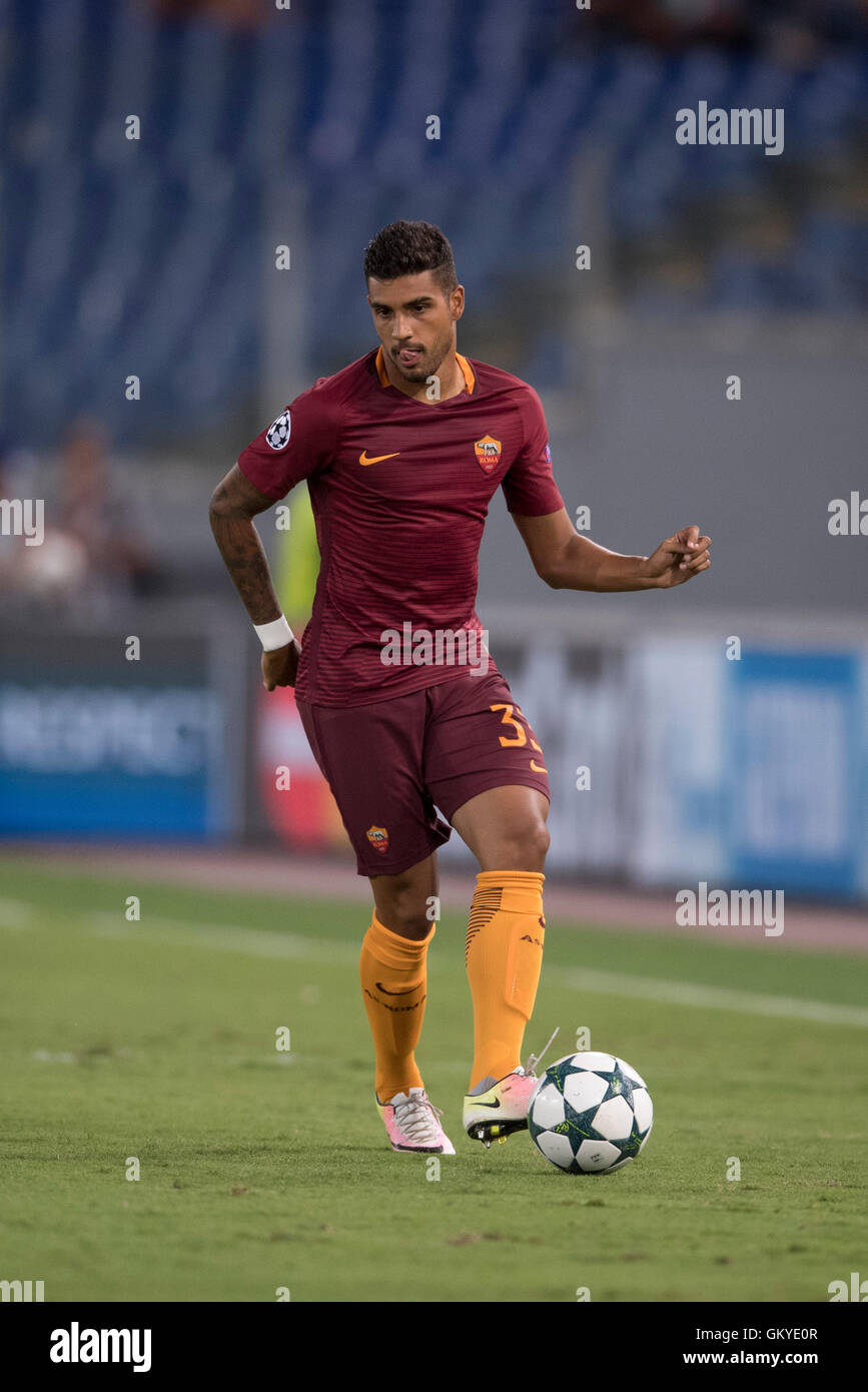 Rome, Italy. 23rd Aug, 2016. Emerson (Roma) Football/Soccer : UEFA Champions League Play-off 2nd leg match between AC Roma 0-3 FC Porto at Stadio Olimpico in Rome, Italy . © Maurizio Borsari/AFLO/Alamy Live News Stock Photo