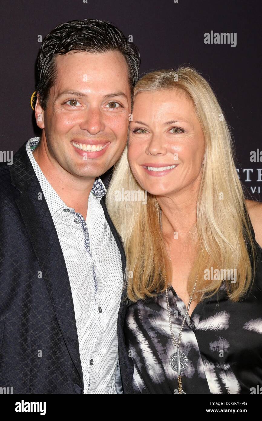 Los Angeles, CA, USA. 24th Aug, 2016. Dominique Zoida, Katherine Kelly Lang at arrivals for Television Academy 68th Daytime Emmy Awards Reception, Television Academy's Saban Media Center, Los Angeles, CA August 24, 2016. © Priscilla Grant/Everett Collecti Stock Photo
