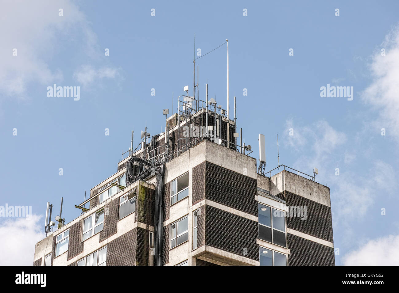 Grosvenor House, Corby town centre, Council offices. Stock Photo