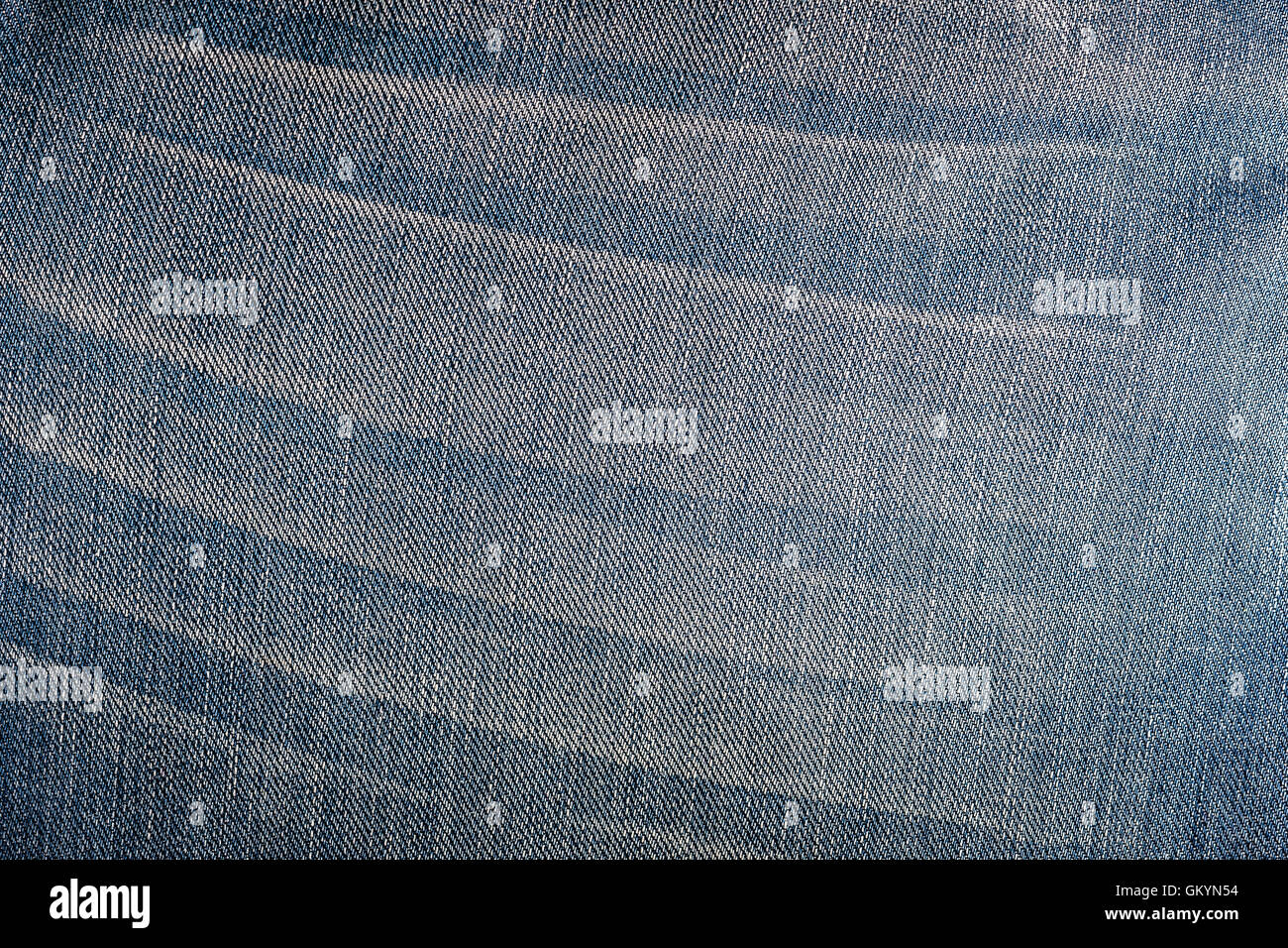 detail and texture of blue jeans background or backdrop Stock Photo