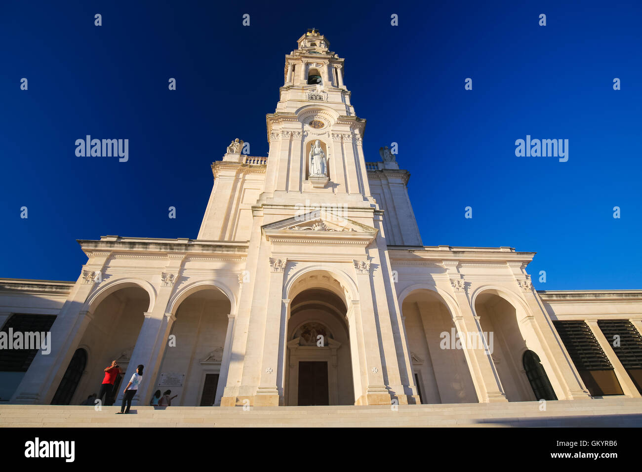 FATIMA, PORTUGAL JULY 23, 2016 Basilica of Our Lady of the Rosary at