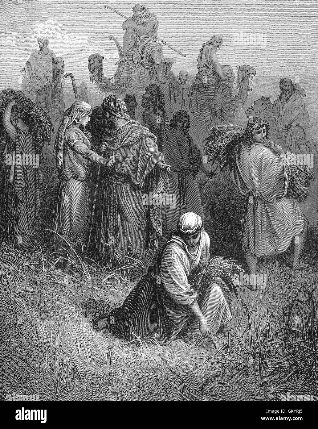 Ruth and boaz, gustave doré Black and White Stock Photos & Images Alamy