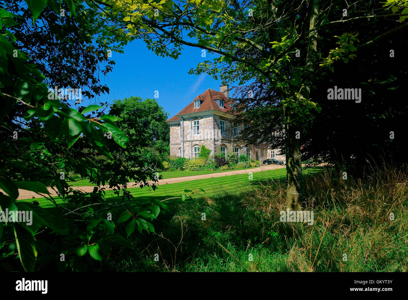 BOROQUE HOUSE. PRIVATE HOME OF THE BISHOP OF WINCHESTER. Stock Photo