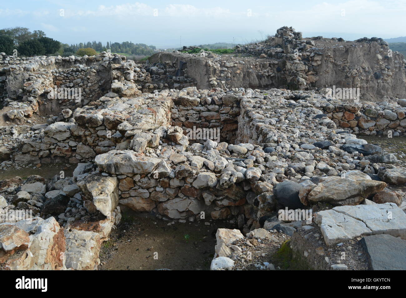 Hazor Tel Hazor, Israel Stock Photo - Alamy