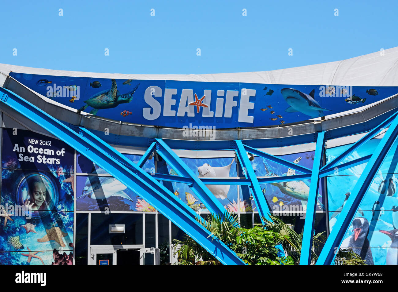 Front view of the National Sea Life Centre, Birmingham, England, UK, Western Europe Stock Photo